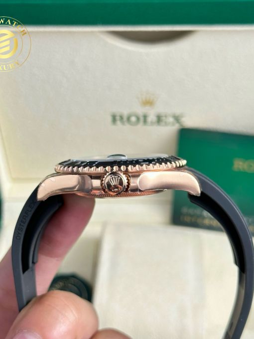 Đồng Hồ: Rolex Yacht Master 42mm vàng hồng Rep 1:1